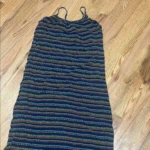 Striped Multicolor Women's Dress